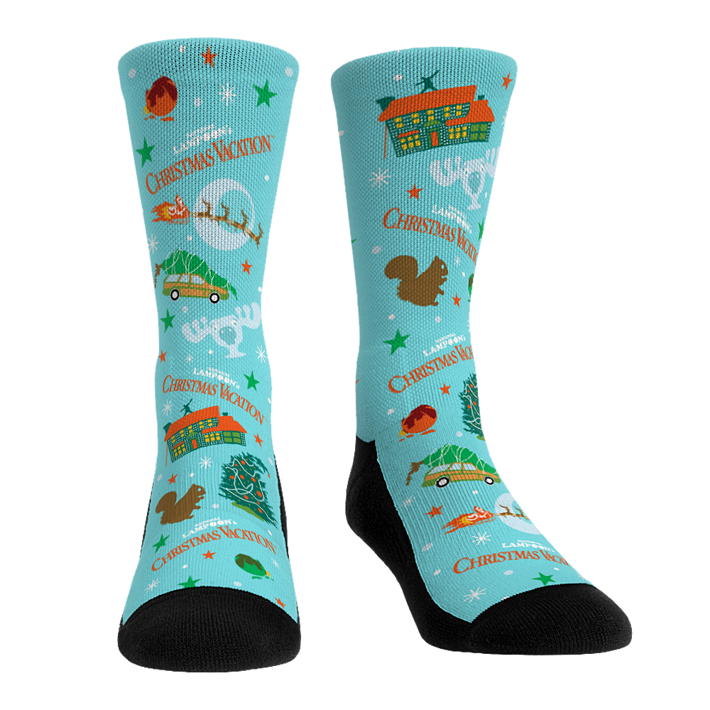 Rock 'Em Socks National Lampoon's Christmas Vacation - Christmas Vacation All-Over — main product shot