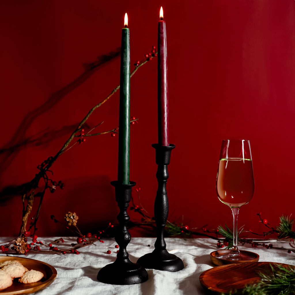 Taper Candle Holders - Handcrafted Cast Iron