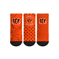 Rock 'Em Socks Rock 'Em Socks Cincinnati Bengals - Number 1 Fan 3-Pack (Toddler) — main product shot