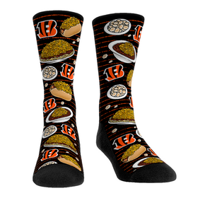Rock 'Em Socks Cincinnati Bengals - Chili Cheese (Black)