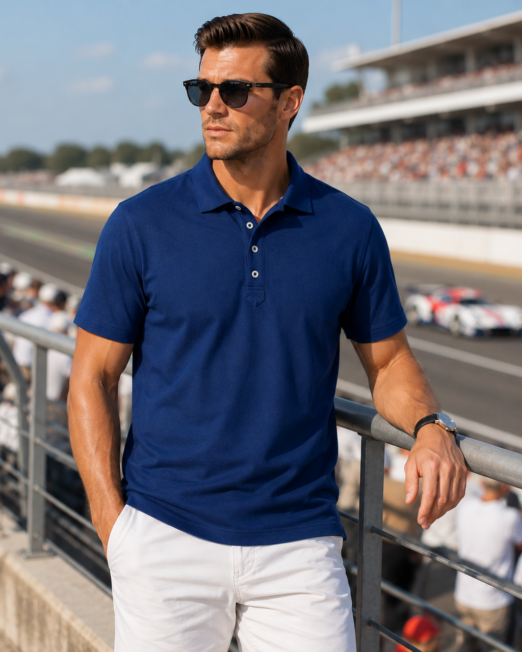 Buki Cinqo Polo - Navy, view 2
