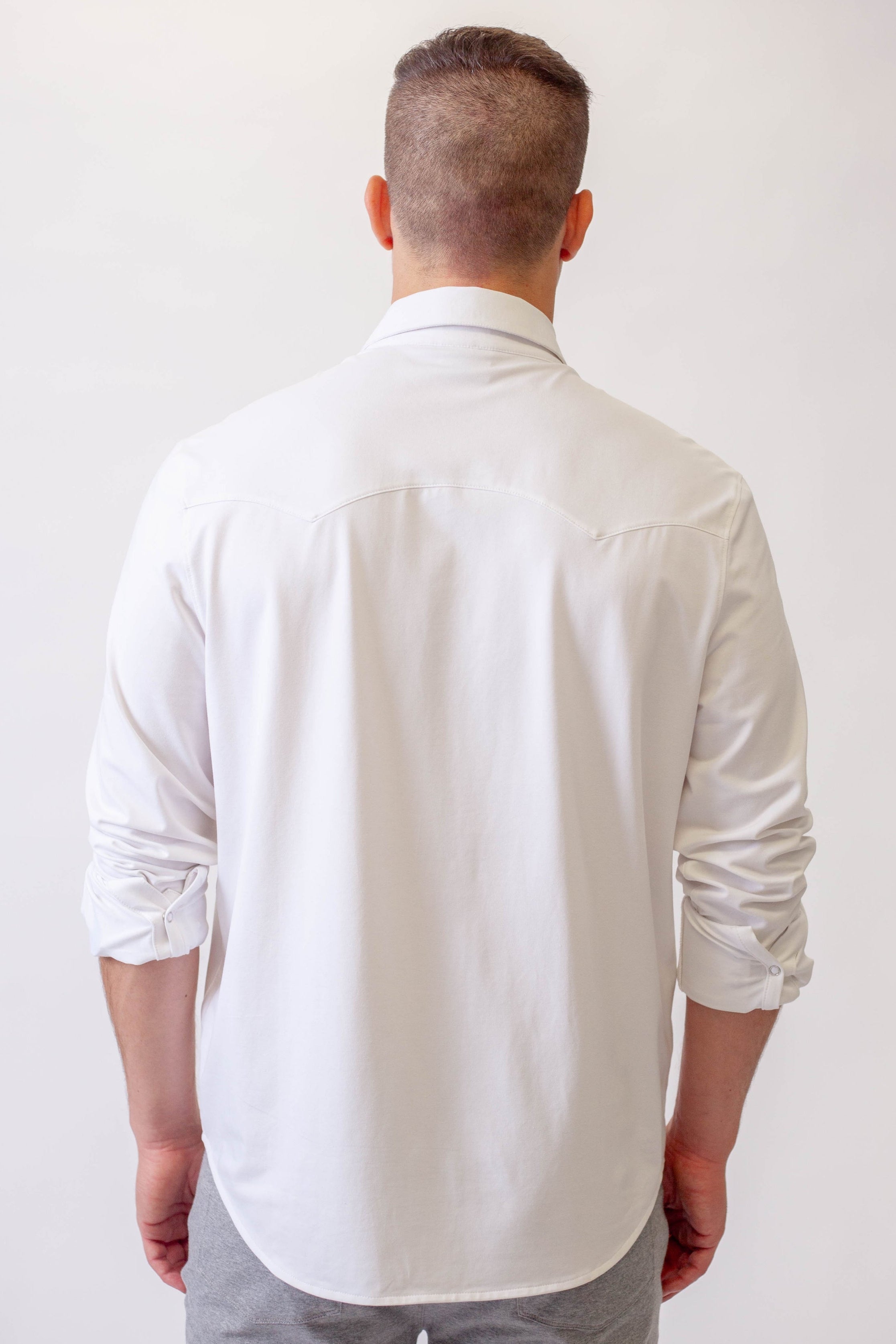 Buki Buki’s Cinqo Western Tech Shirt 2-Pack - Black/White — color detail