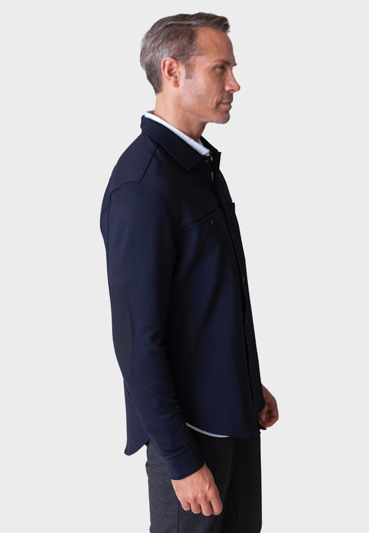 Buki City CPO Shirt Jacket - Black — side view