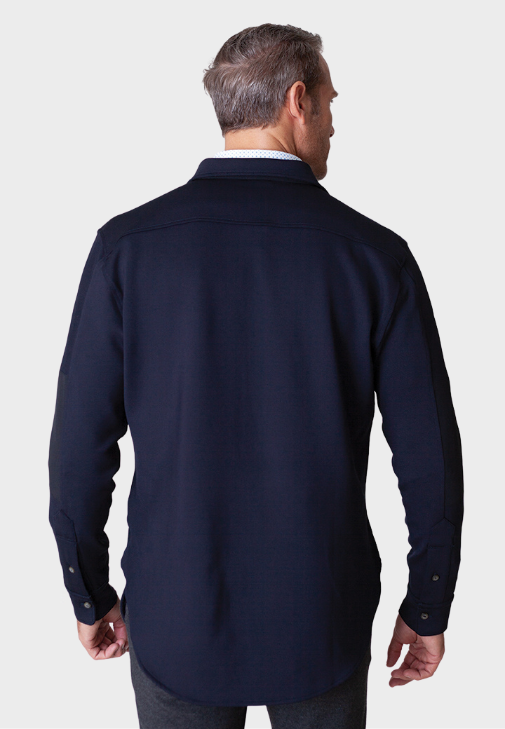 Buki City CPO Shirt Jacket - Black — back view