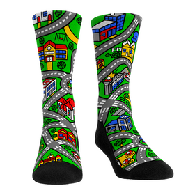 Rock 'Em Socks City Map Rug