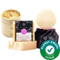 Viori Natural Hair Shampoo & Conditioner Bar Set with Bamboo Holder - Eco-Friendly, Vegan, Gluten-Free Hair Care