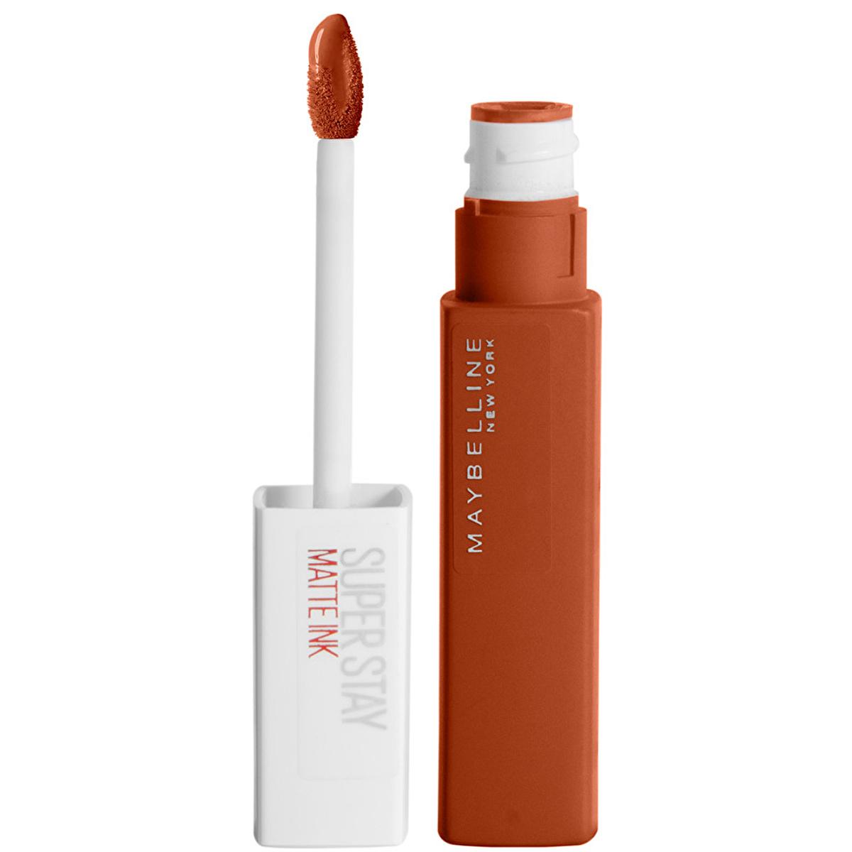 Maybelline Super Stay Matte Ink City Edition Liquid Matte Lipstick 135 Globe-Trotter - Long-Lasting Matte Lipstick for Women