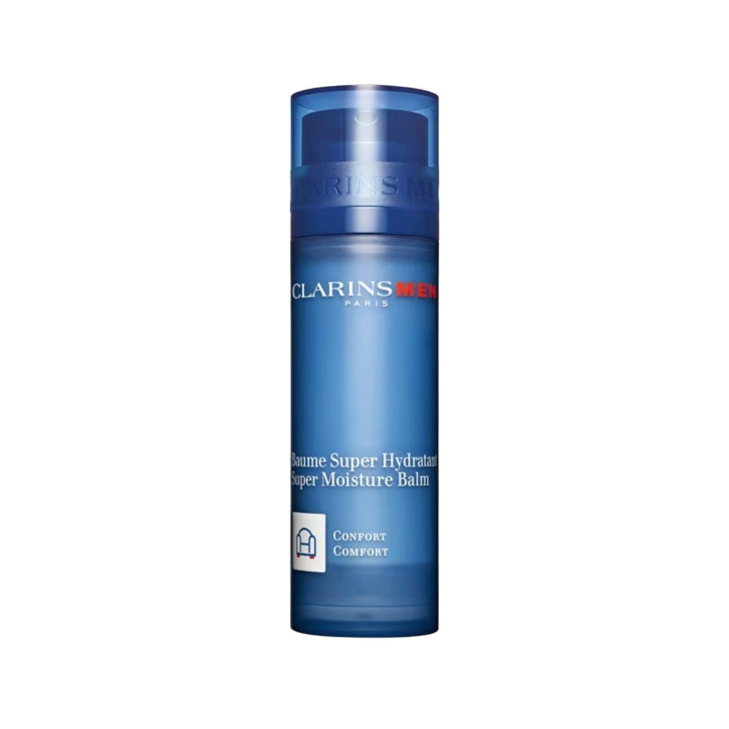 Clarins Men's S.Moisture Balm: Hydrating Face Cream for Men - Best Anti-Aging Skincare, 1.69 fl oz