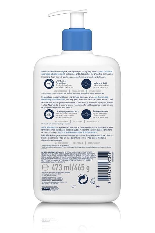 CeraVe Moisturising Lotion - Hydrating, Fragrance-Free for Dry Skin - 7.98 fl oz