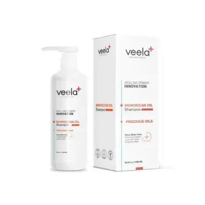 Veela Moisturizing Shampoo - Silicone & Paraben-Free Hydrating Hair Care for Dry Damaged Hair, 16.91 fl oz