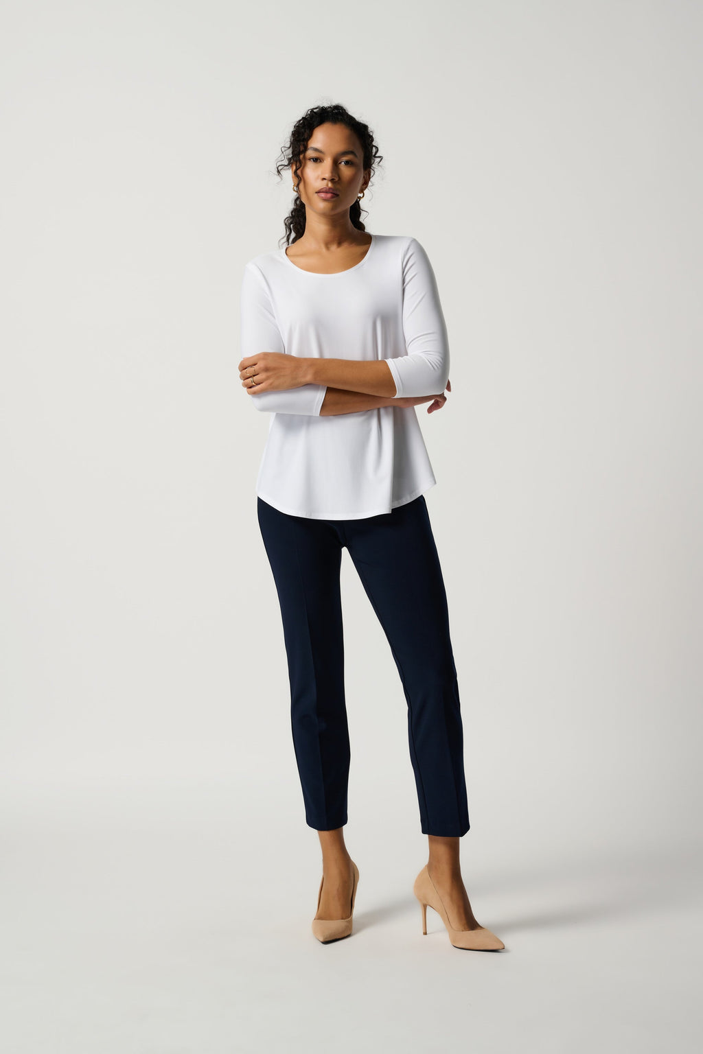 KADOU BOUTIQUE Classic Cropped Pant - 181089F25-2166 — main product shot