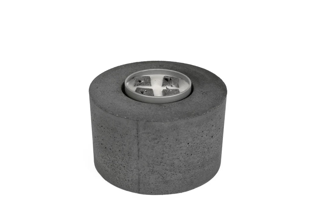 Classic Cylinder Concrete Fire Pit – City Bonfires, view 4