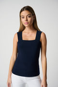 KADOU BOUTIQUE Classic Square Neck Cami - 143132F25-2166 — main product shot