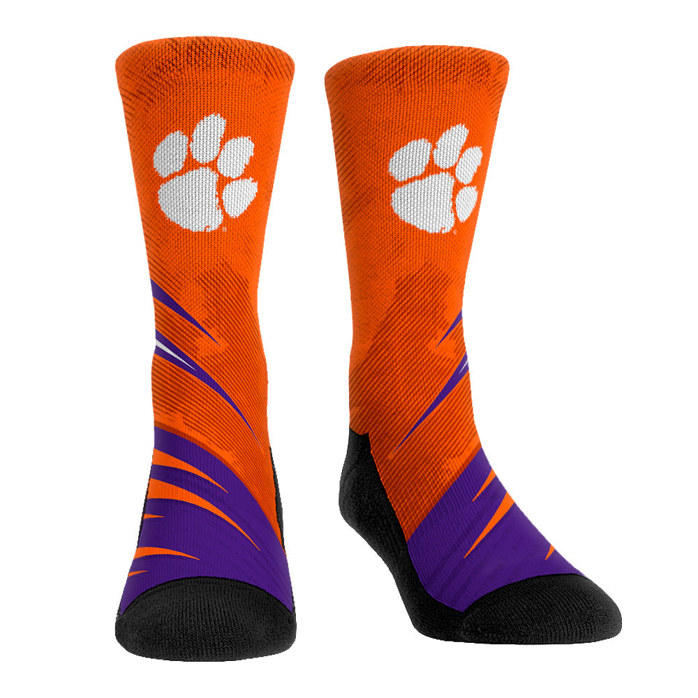 Rock 'Em Socks Rock 'Em Socks Clemson Tigers - Slash Slant — main product shot
