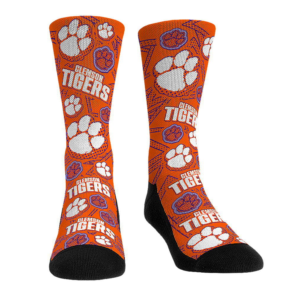 Rock 'Em Socks Rock 'Em Socks Clemson Tigers - Microdot All-Over — main product shot