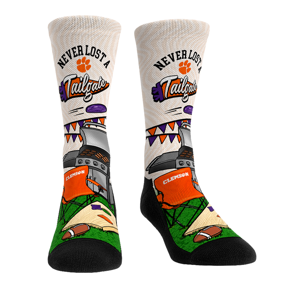 Rock 'Em Socks Rock 'Em Socks Clemson Tigers - Never Lost a Tailgate — main product shot