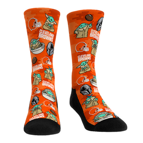 Rock 'Em Socks Cleveland Browns - Star Wars  - Grogu All-Over