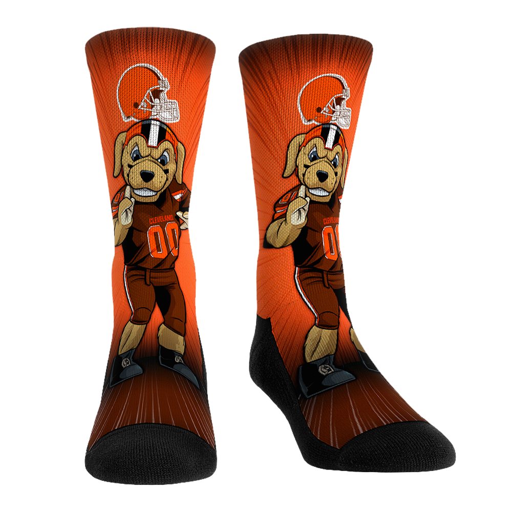 Rock 'Em Socks Rock 'Em Socks Cleveland Browns - Mascot Pump Up! — main product shot