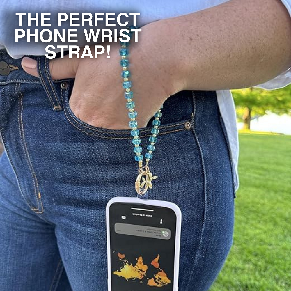SaveTheGirls Clip & Go Beaded Wristlet Bedazzled Collection — lifestyle context