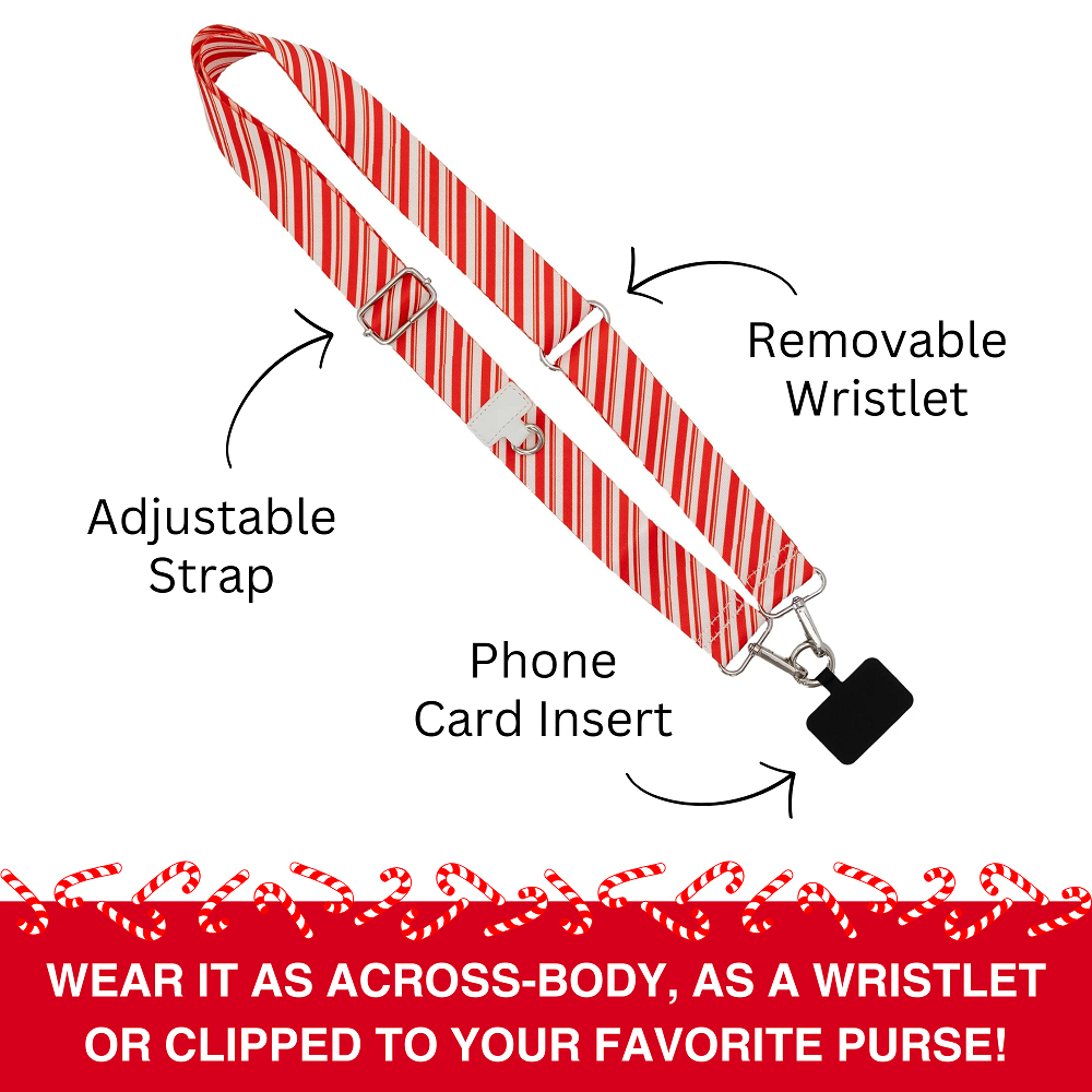 SaveTheGirls Clip & Go Strap Christmas — size reference