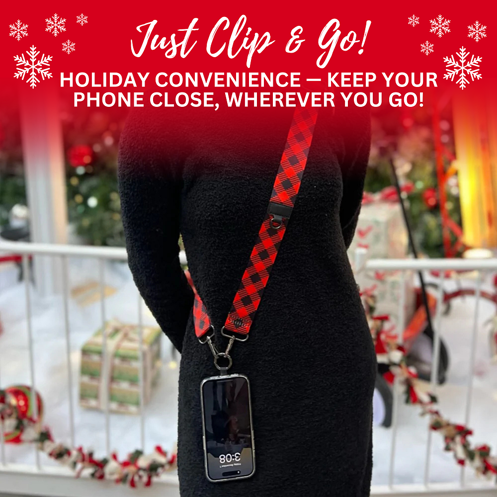 SaveTheGirls Clip & Go Strap Christmas — feature highlight