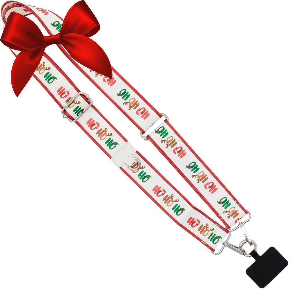 SaveTheGirls Clip & Go Strap Christmas — back view