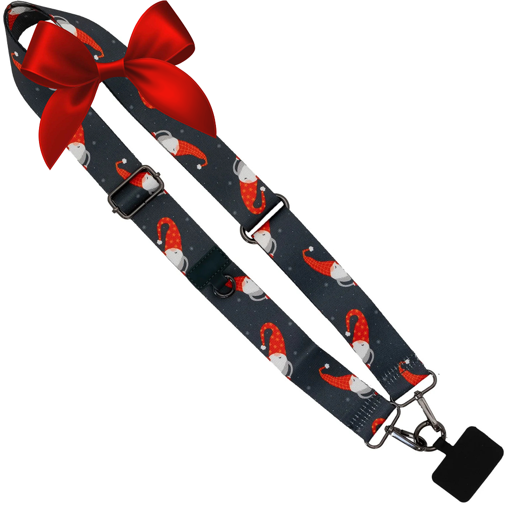 SaveTheGirls Clip & Go Strap Christmas — detail close-up