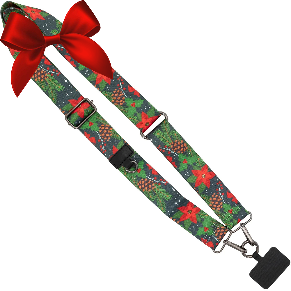 SaveTheGirls Clip & Go Strap Christmas — lifestyle context