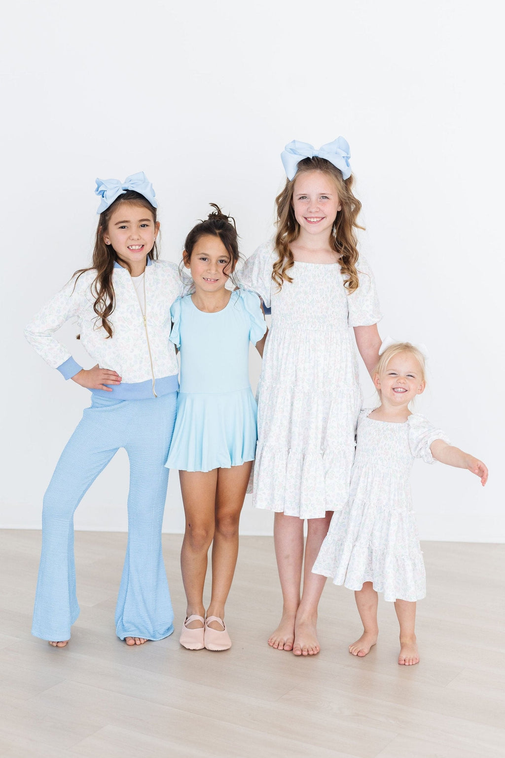Mila & Rose ® Cloud 9 Smocked Ruffle Dress — back view