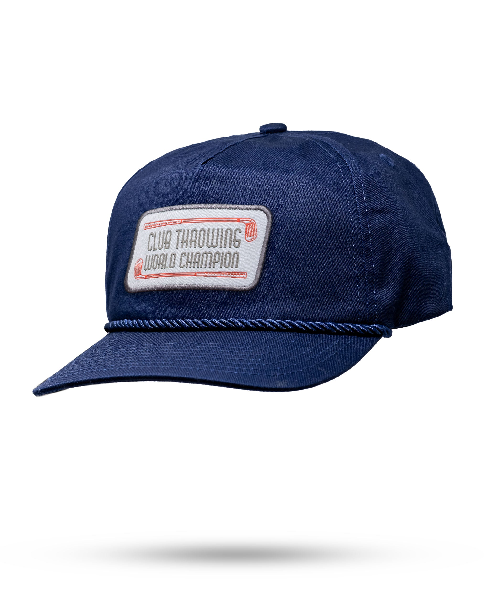 Pins and Aces Pins and Aces Heritage Rope Hat - CTWC - Navy — main product shot