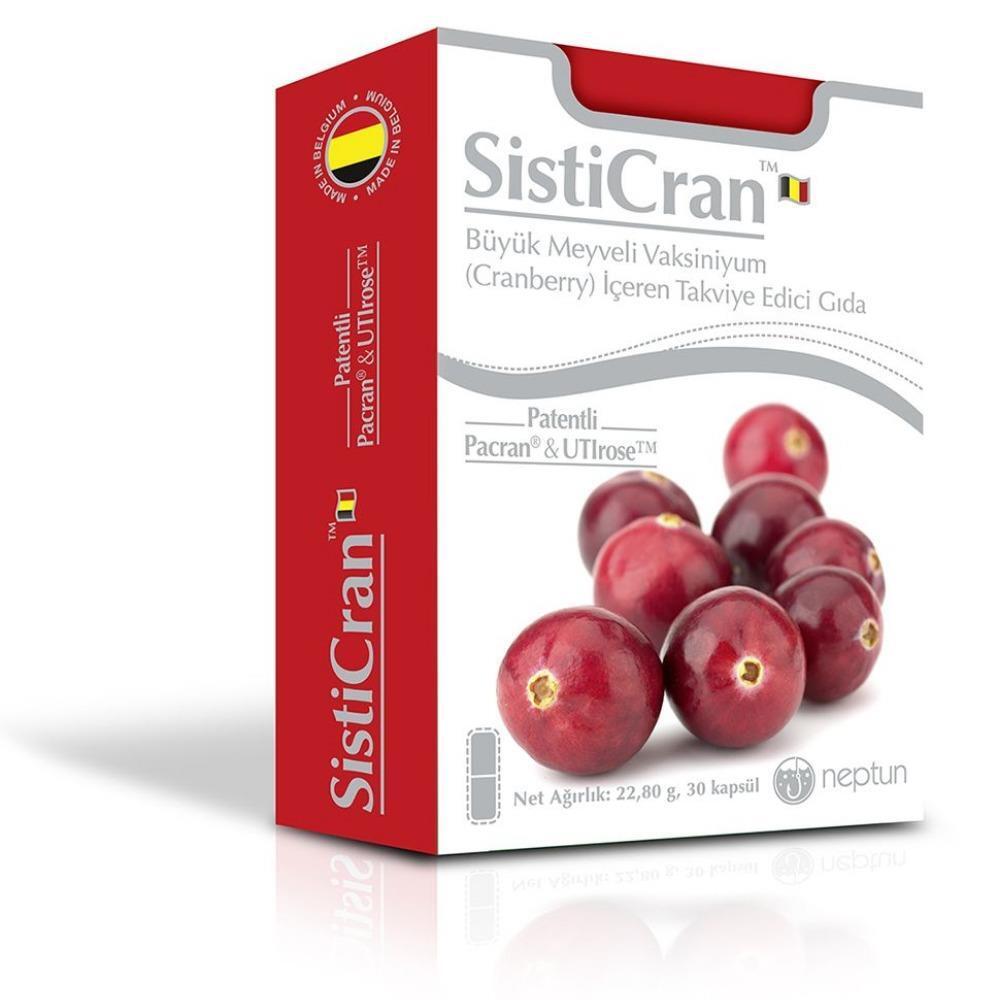 Sisticran Vaksiniyum: Cranberry Supplement for Urinary Tract Health & Immune Support - High Potency Cranberry, Hibiscus & Vitamin C Capsules