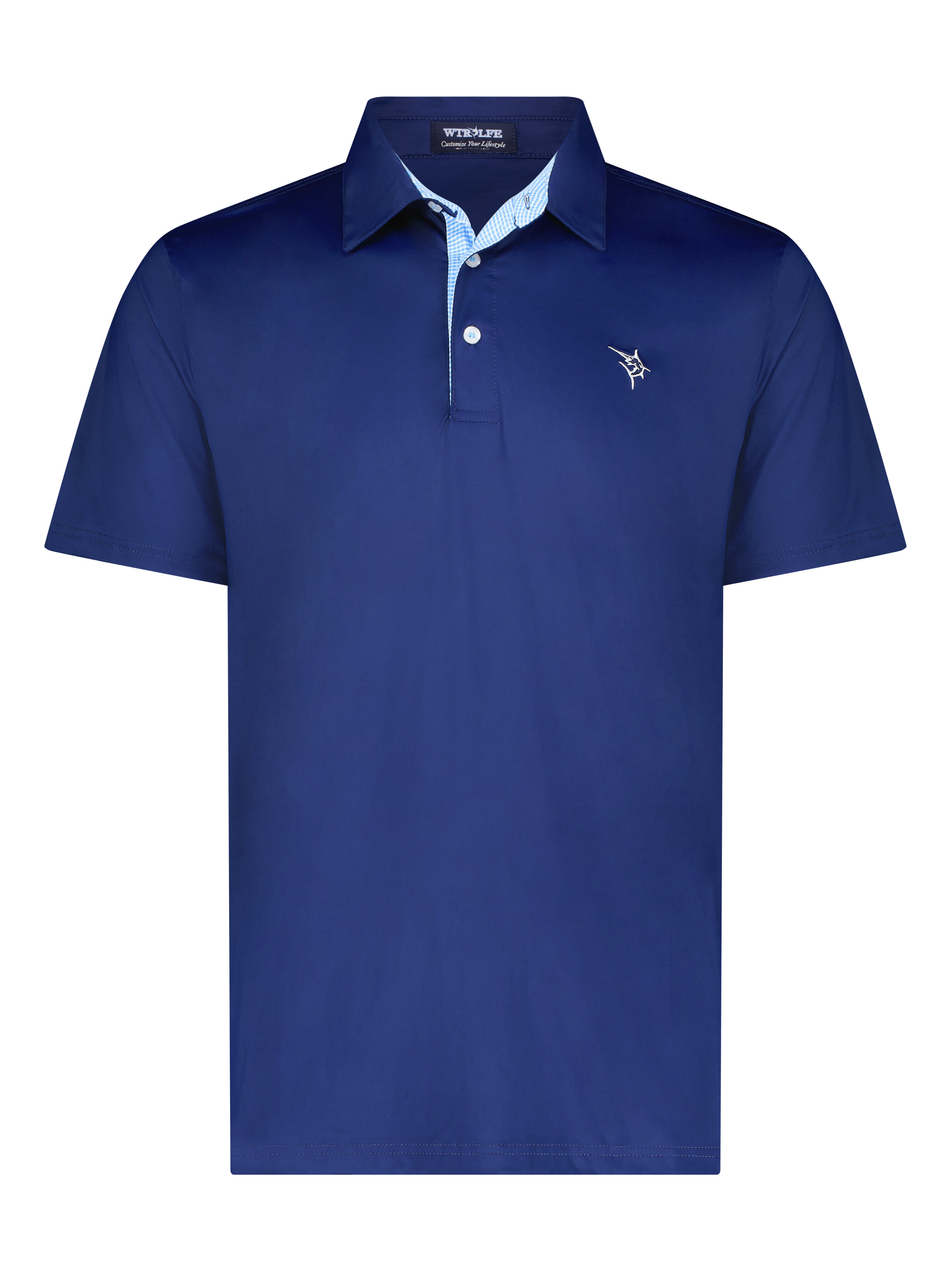 White Water Life Coastline polo navy — main product shot