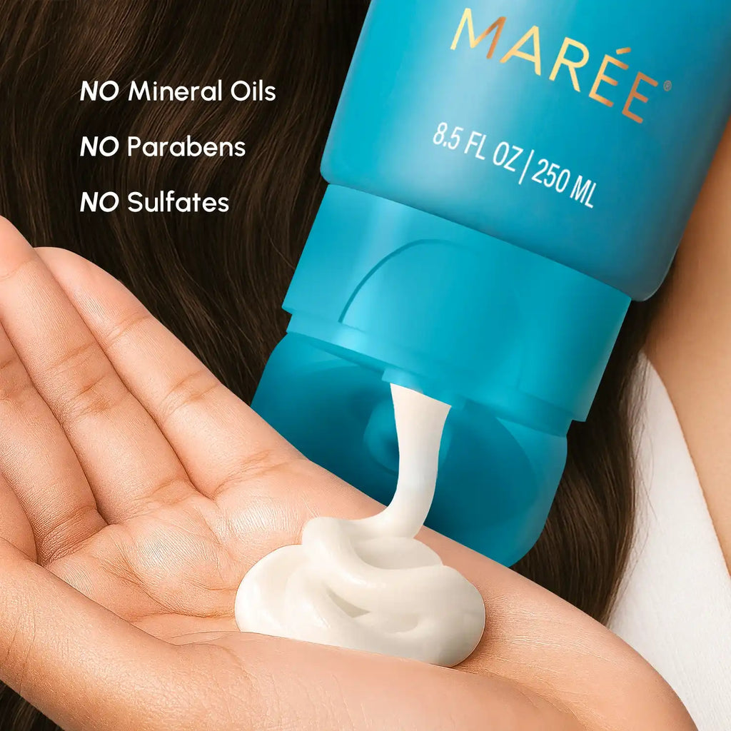 Maree Deep Hydrating Coconut Conditioner — in-use photo