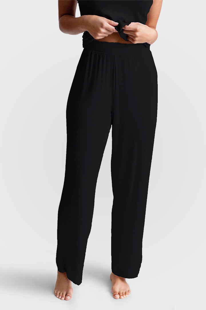 Buki Collagen Lounge Pant - Pearl Grey — detail close-up