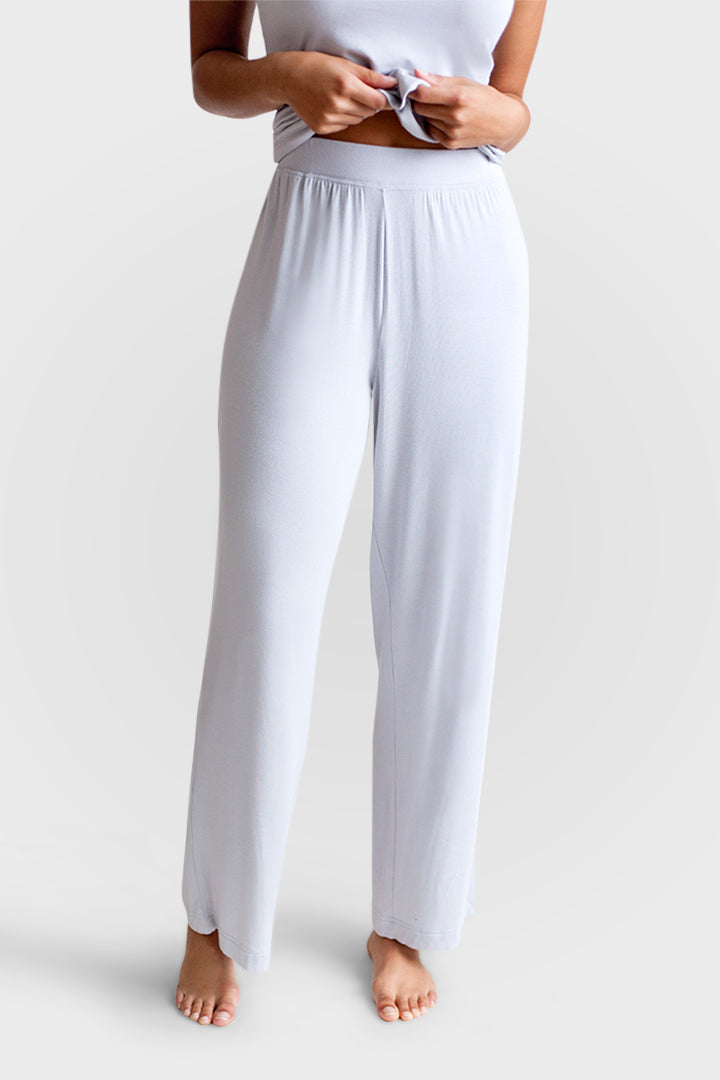Buki Collagen Lounge Pant - Pearl Grey — main product shot