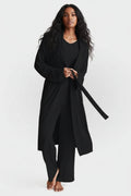 Buki Collagen Lounge Robe - Black — main product shot