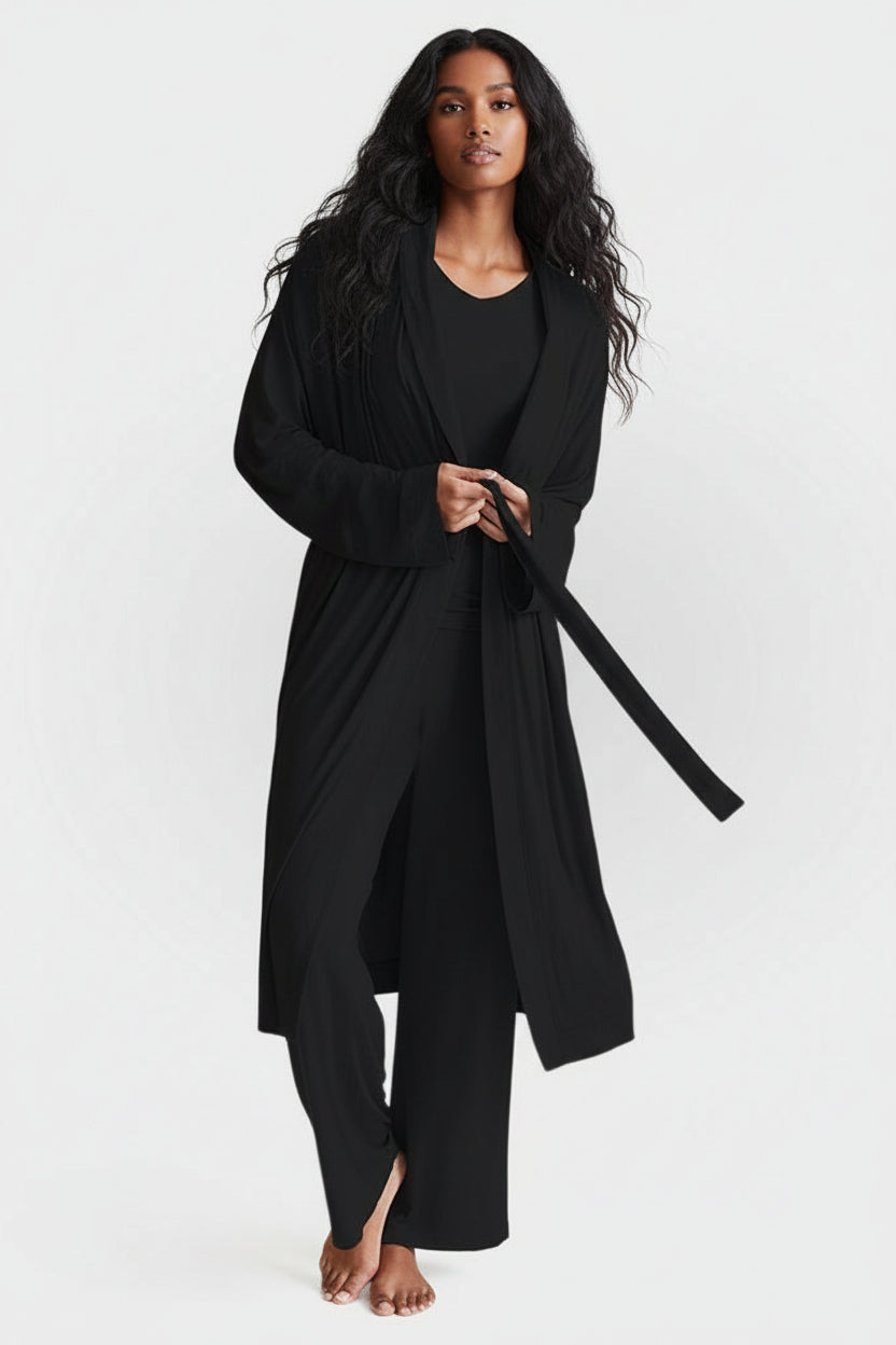 Buki Collagen Lounge Robe — detail close-up
