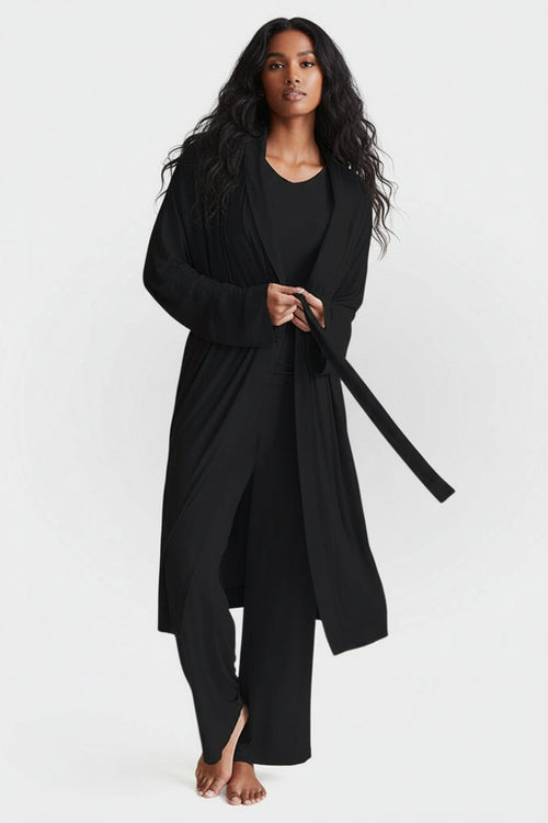 Buki Collagen Lounge Robe — detail close-up