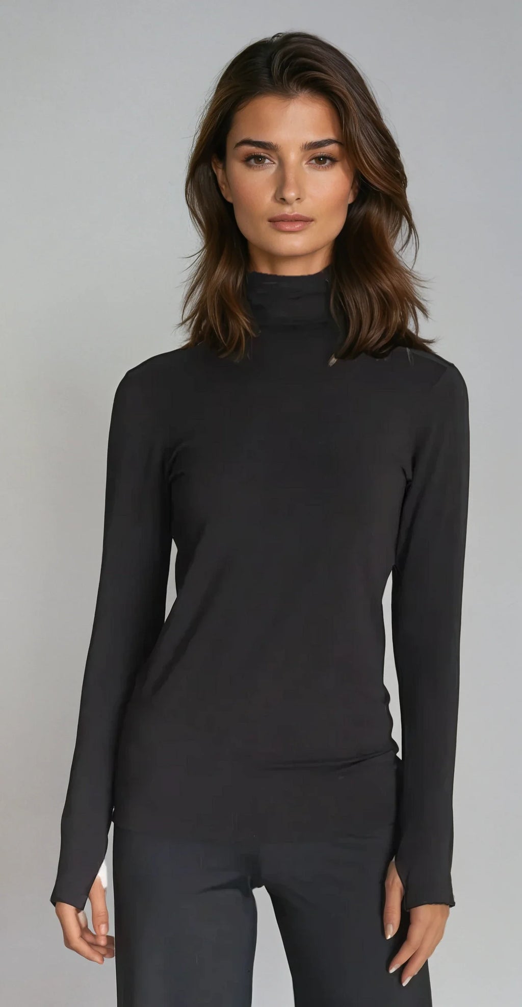 Buki Collagen Turtleneck — lifestyle context