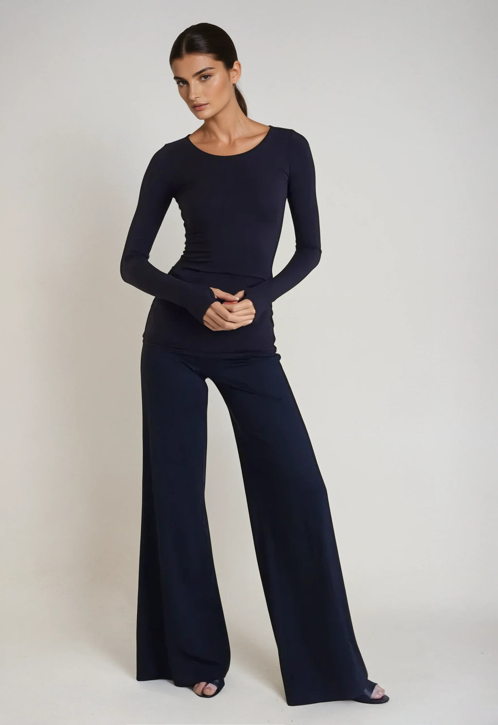 Buki Collagen V-Neck — side view