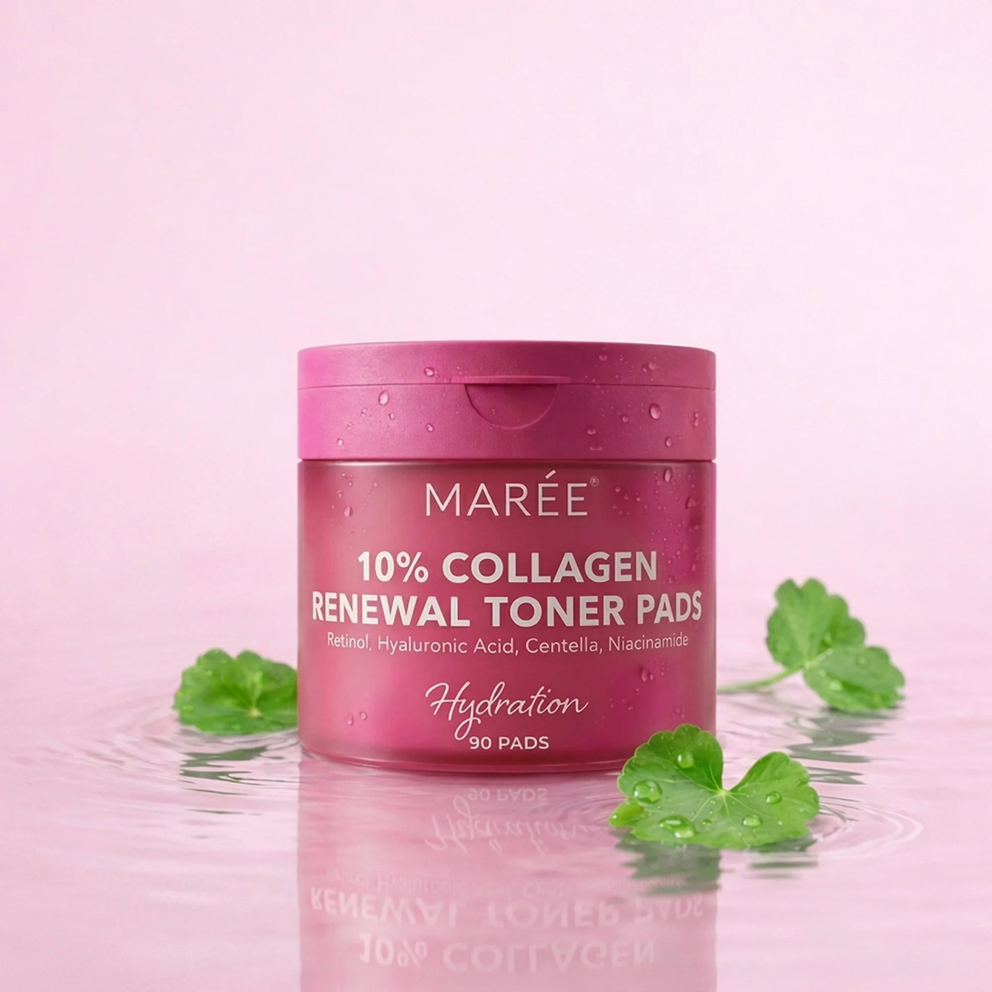 Maree Collagen & Retinol Toner Pads — main product shot