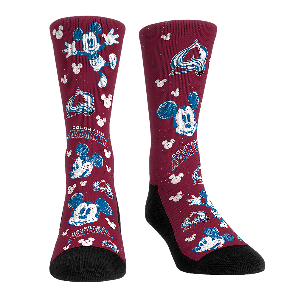 Rock 'Em Socks Rock 'Em Socks Colorado Avalanche - Disney - Mickey Sketch — main product shot