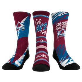 Rock 'Em Socks Colorado Avalanche - Power Play 3-Pack