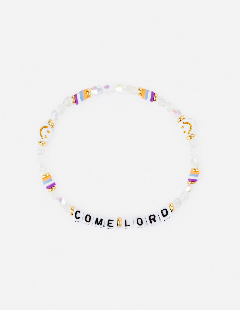 Elevated Faith Come Lord Letter Bracelet — main product shot