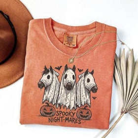 Comfort Colors Halloween Spooky Night-Mares Horse Shirt