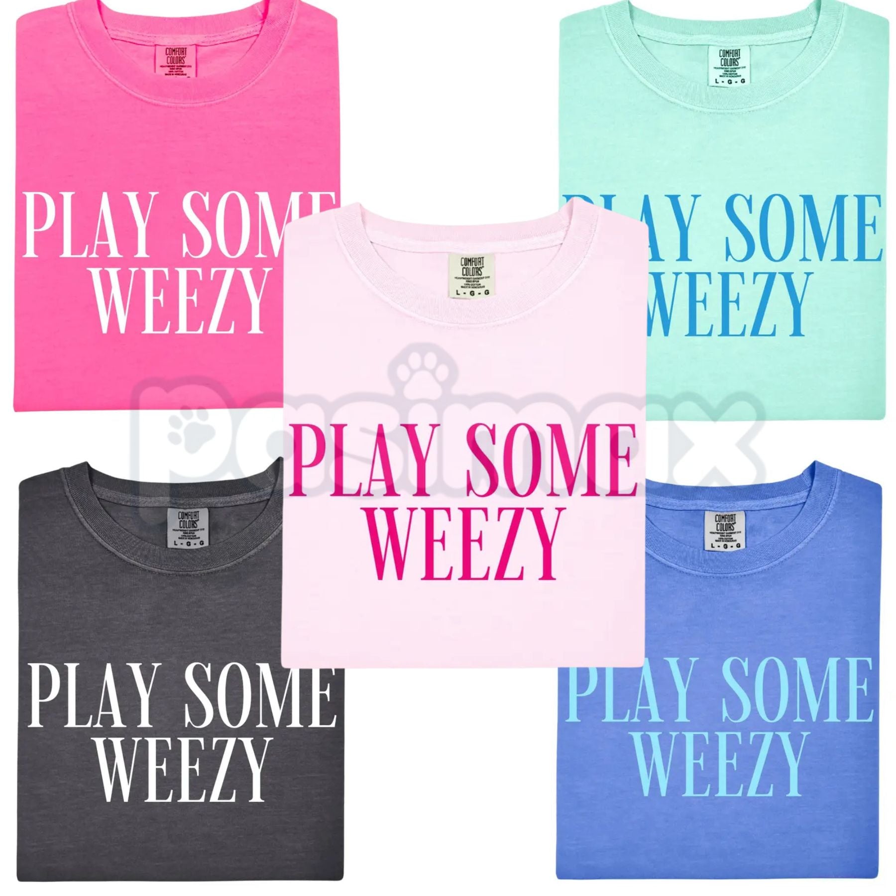 Comfort Colors® "Play Some Weezy" T-Shirt – Vintage Hip Hop Rap Concert Graphic Tee, Retro Lil Wayne Music Fan Top, Aesthetic Festival Streetwear Gift