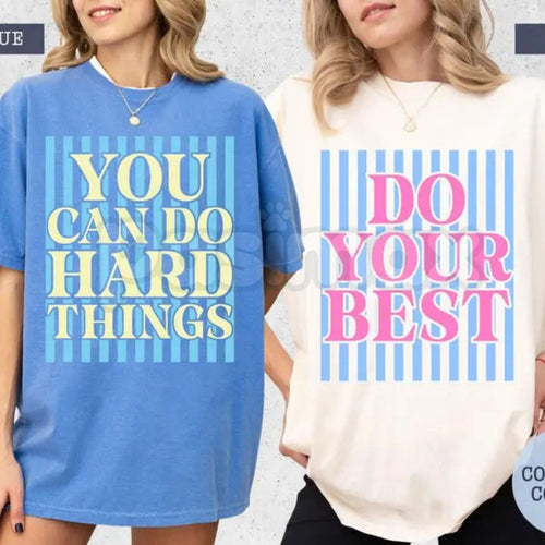 Comfort Colors® School Test Day T-Shirt – Motivational Student Graphic Tee, Encouraging Quote Shirt, Aesthetic Positive Mindset Classroom Outfit