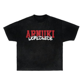 Arnuki Takeover Streetwear Tee Black Cotton True To Size Graphic Tee For Everyday Street Style