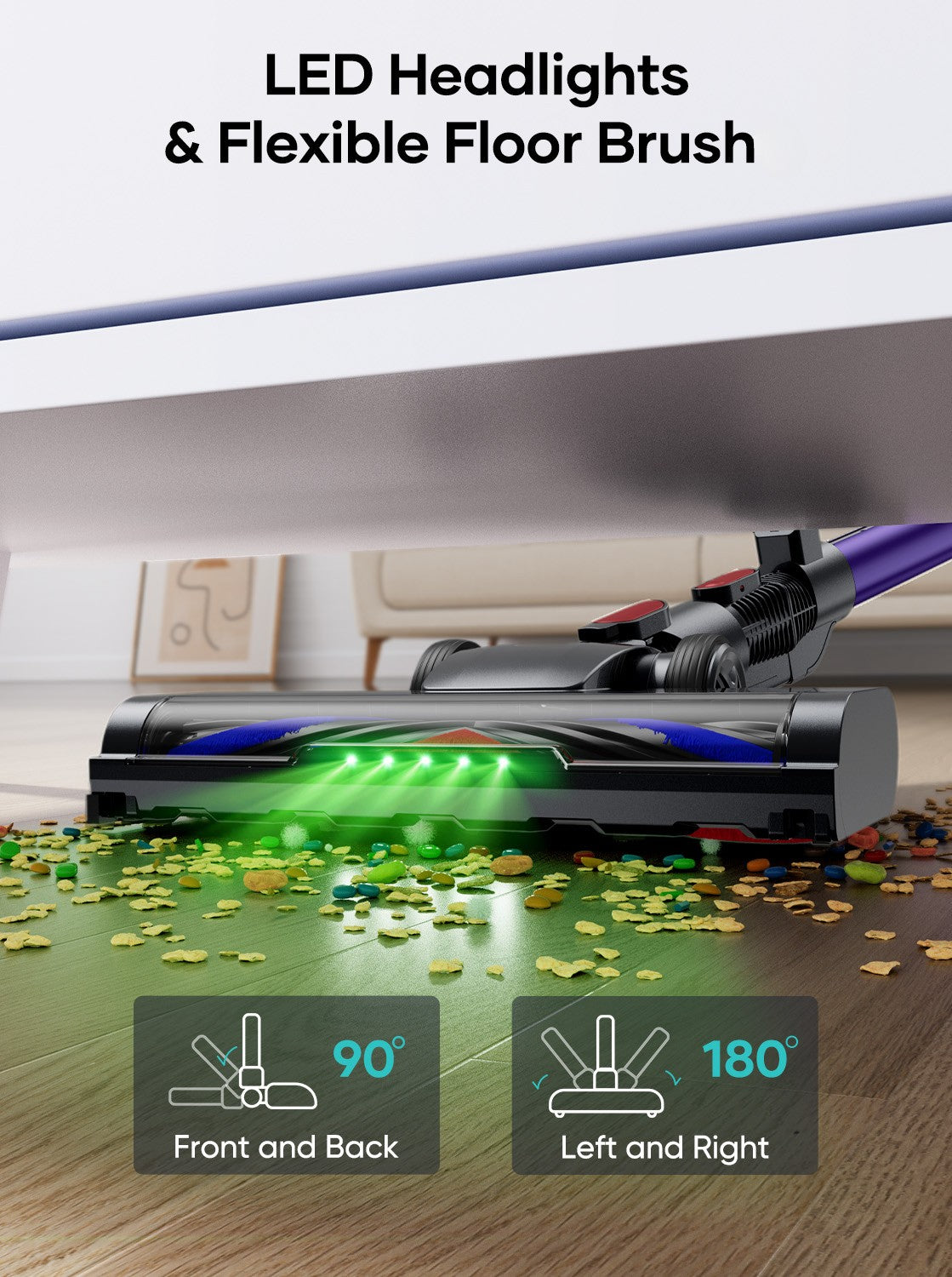 Honiture Y10 Cordless Vacuum Cleaning Bundle, view 8