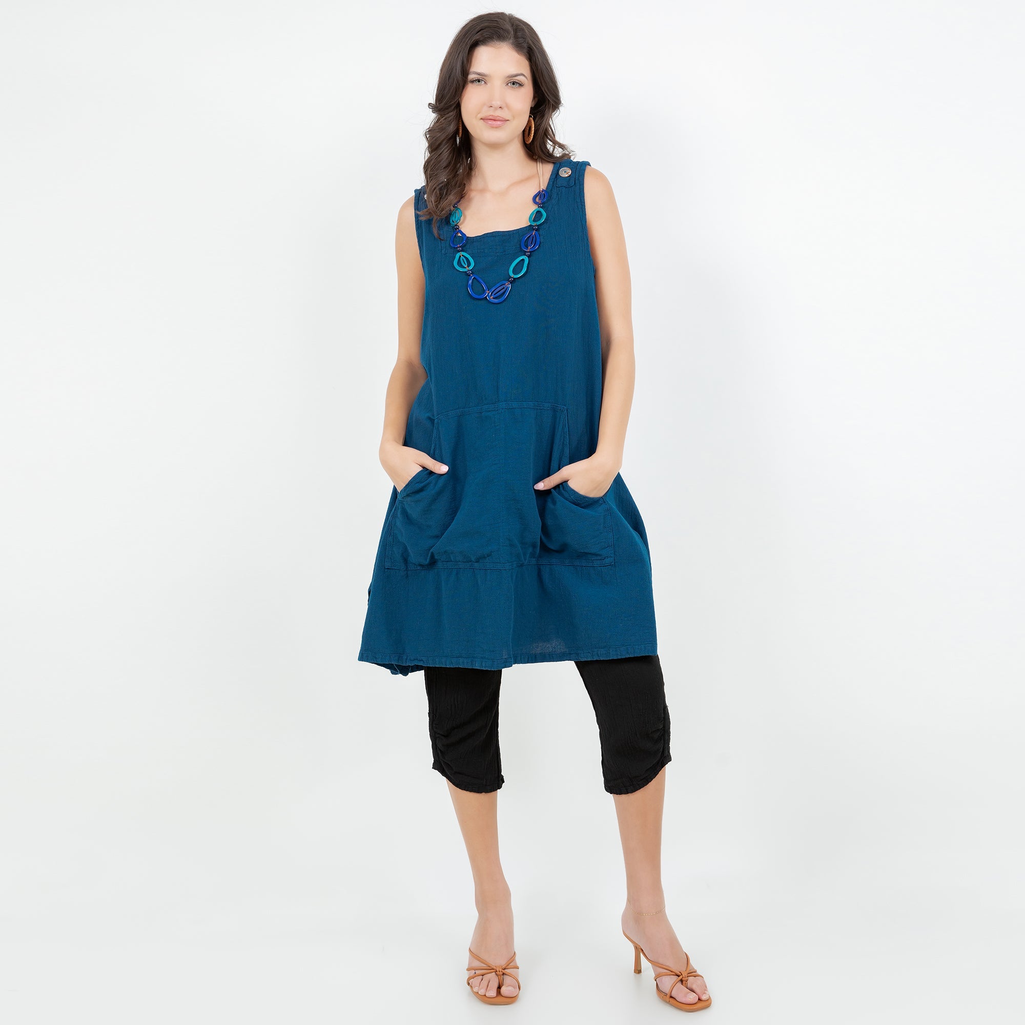 Zizi Tunic with Pocket! 100% Cotton Gauze
